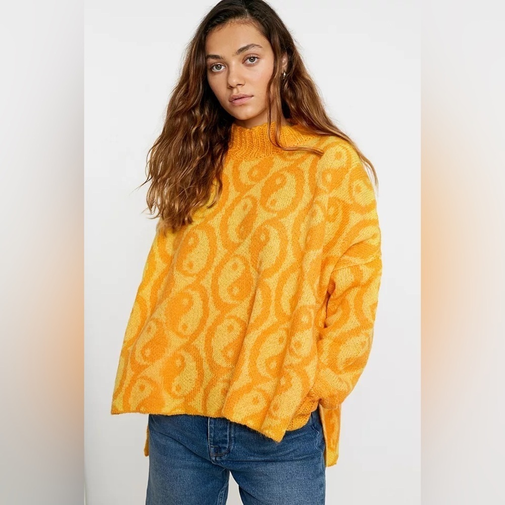 Free People | Ying-Yang Mock Neck Sweater